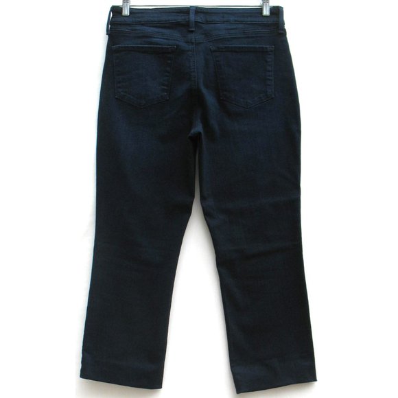 NYDJ Denim - NYDJ Marilyn Straight Dark Hemmed Stretch Sz 12